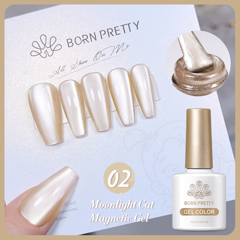 Born Pretty Moonlight Cat Magnetic UV/LED gél lakk 10 ml - ML02