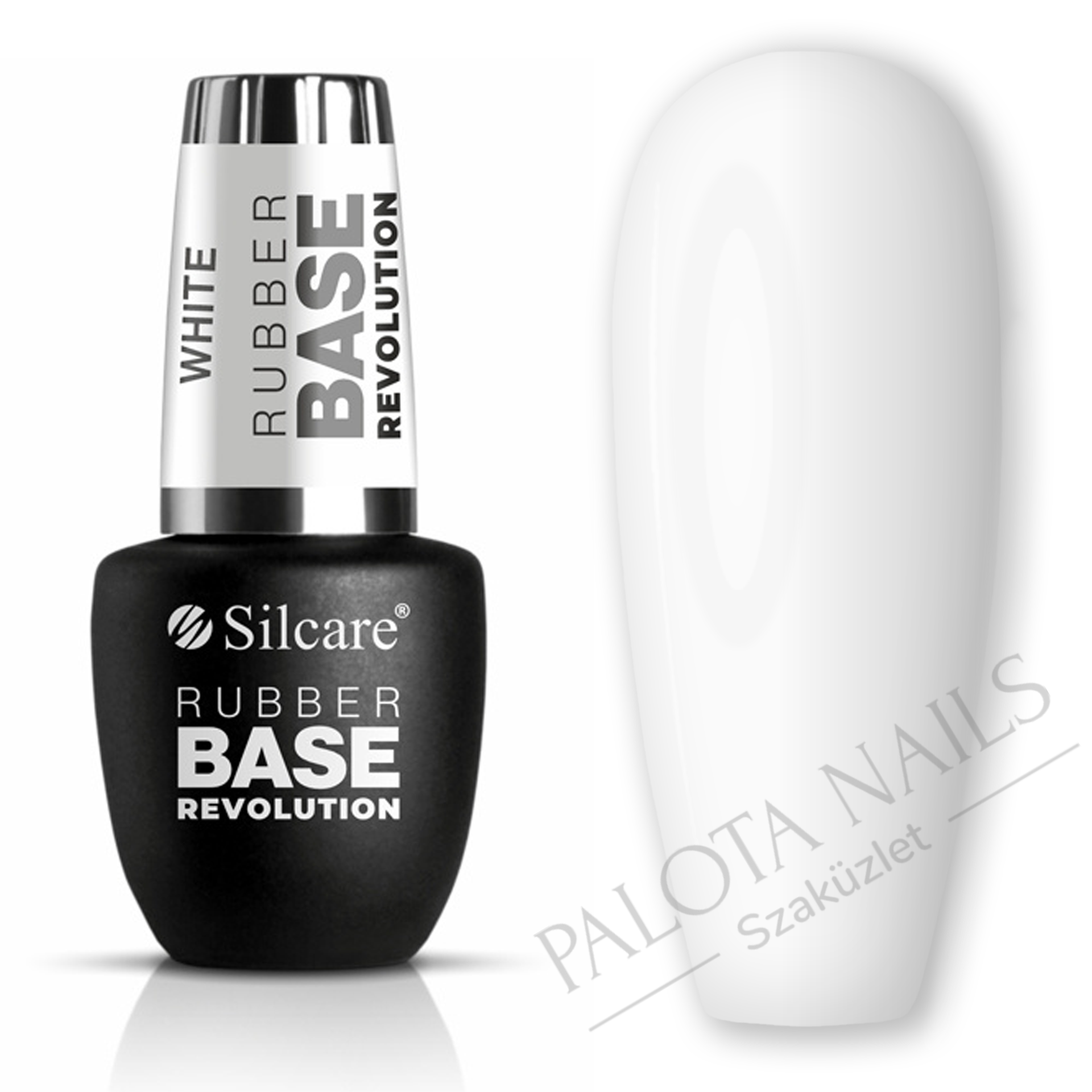 Silcare Rubber Base Revolution - 9 ml -  White