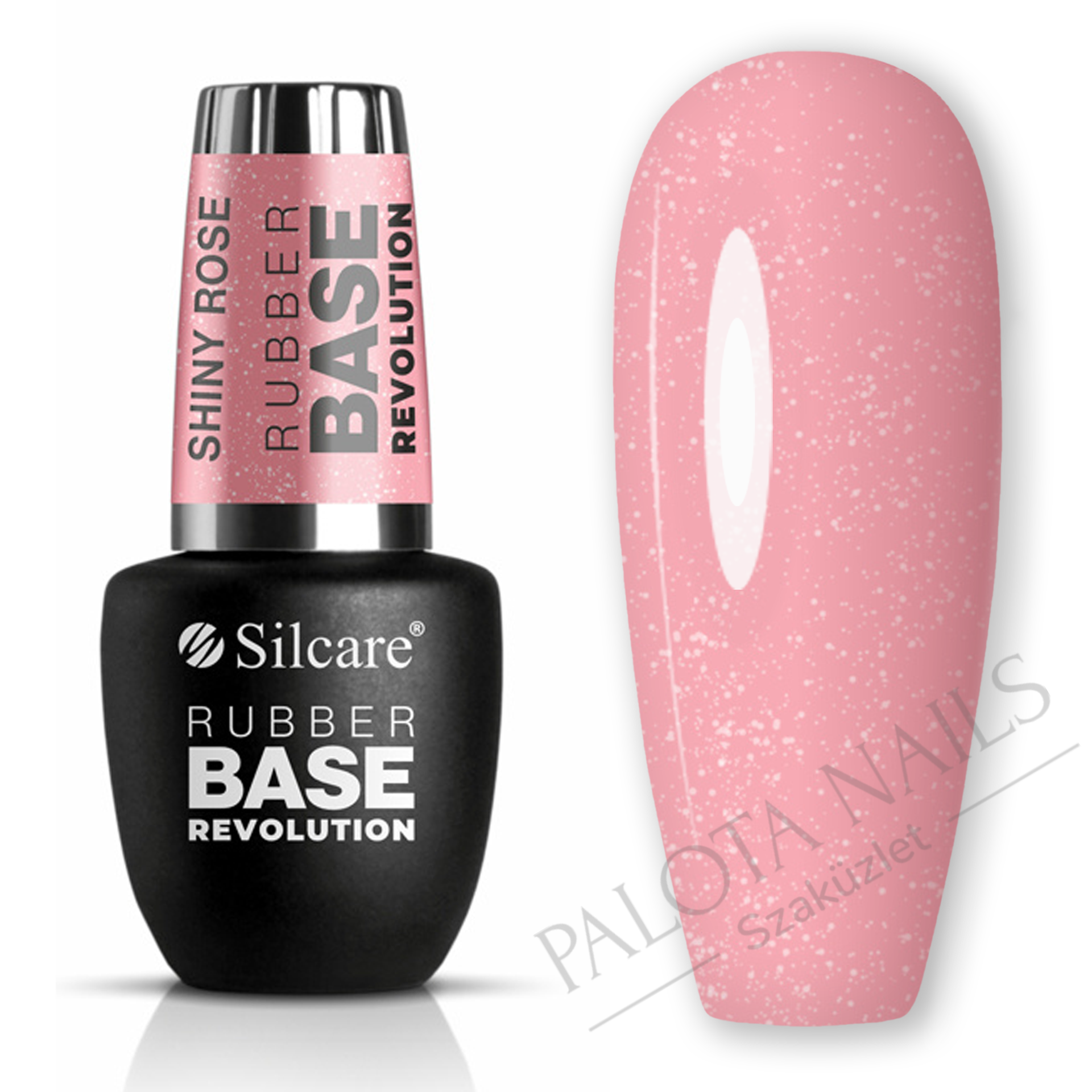 Silcare Rubber Base Revolution - 9 ml -  Shiny Rose