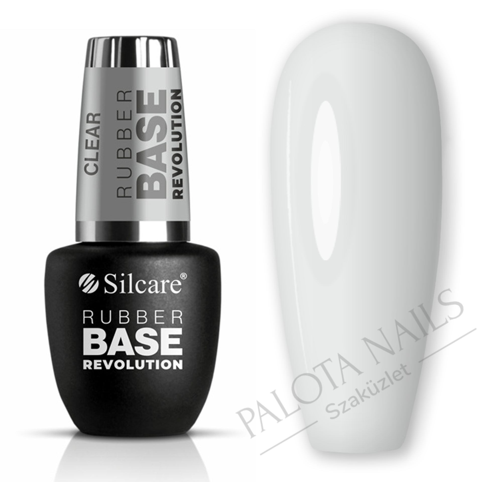 Silcare Rubber Base Revolution - 9 ml -  Clear