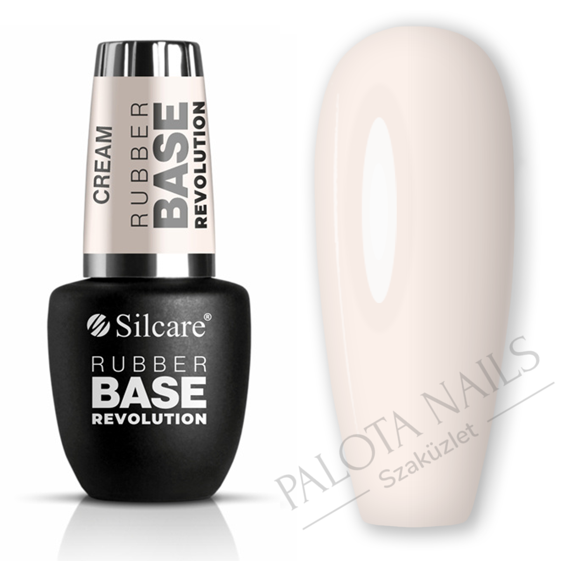 Silcare Rubber Base Revolution - 9 ml -  Cream