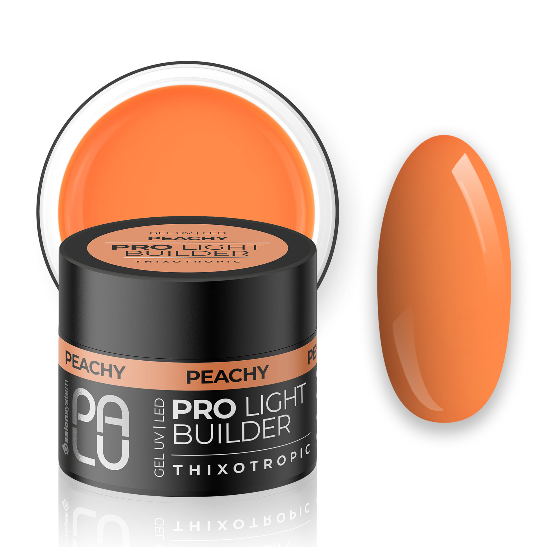 PALU Pro Light Builder építőzselé 45g - Peachy