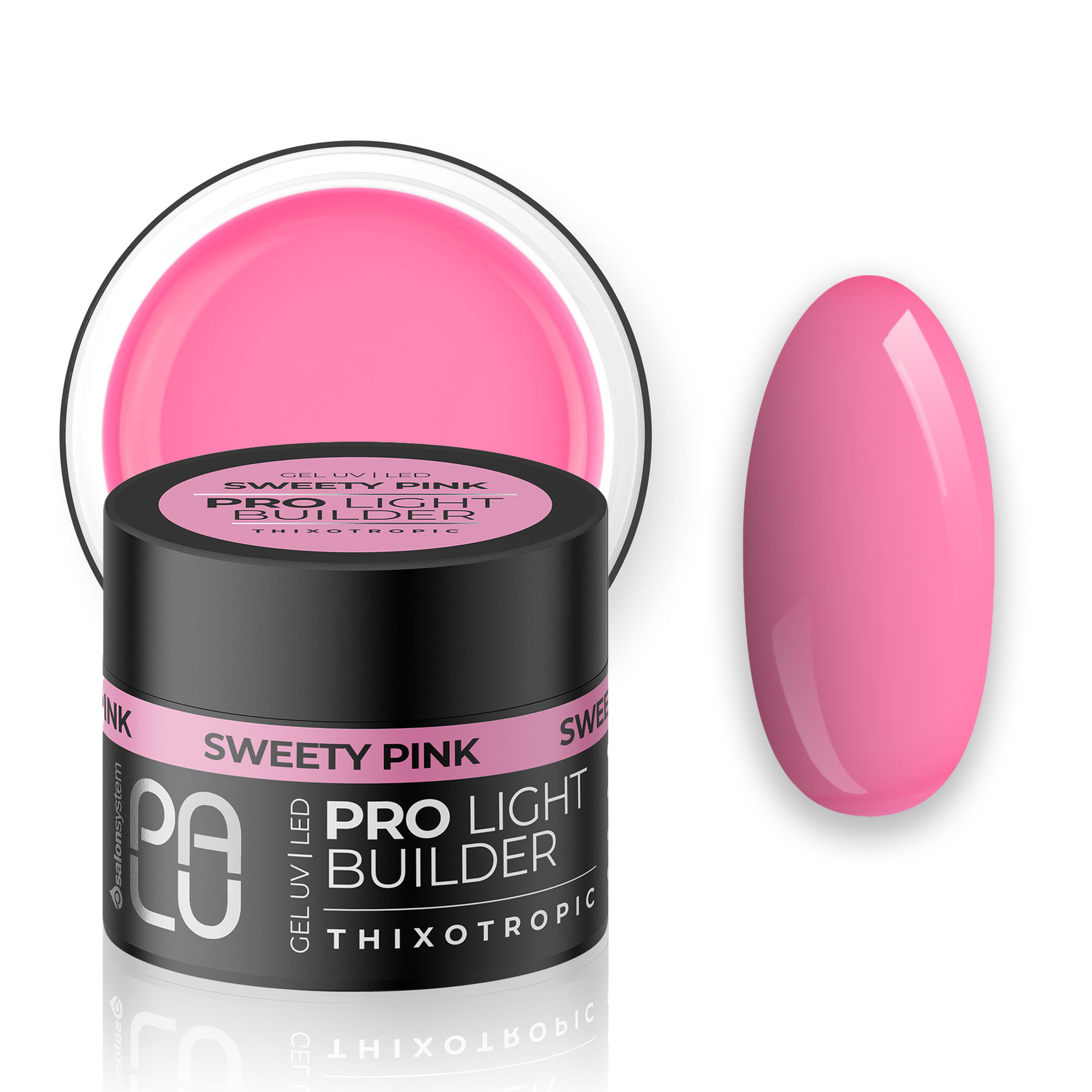 PALU Pro Light Builder építőzselé 45g - Sweety Pink