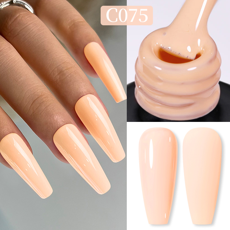 Born Pretty Pro UV/LED HEMA FREE gél lakk 15 ml - C075 - Light Nude Orange