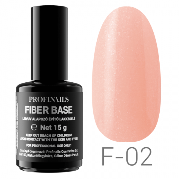 Profinails Fiber Base LED/UV alapozó építõzselé 15 g No.F-02