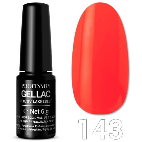 Profinails Gel Lac LED/UV lakkzselé 6gr No.143