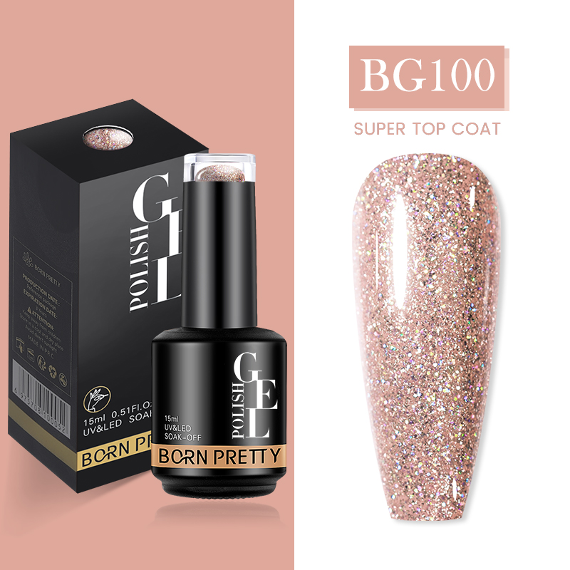 Born Pretty UV/LED gél lakk 15 ml - BG100