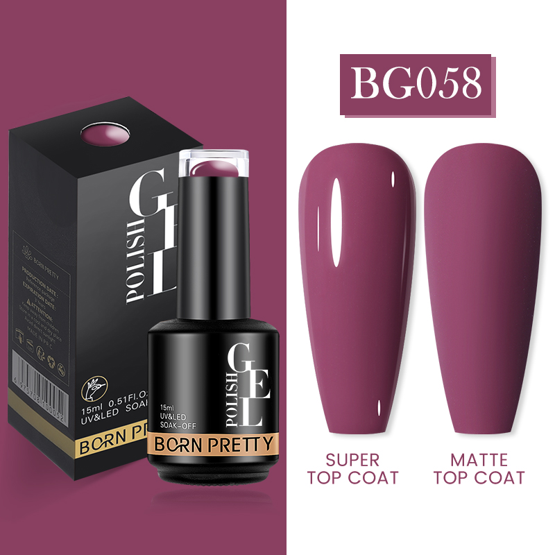 Born Pretty UV/LED gél lakk 15 ml - BG058