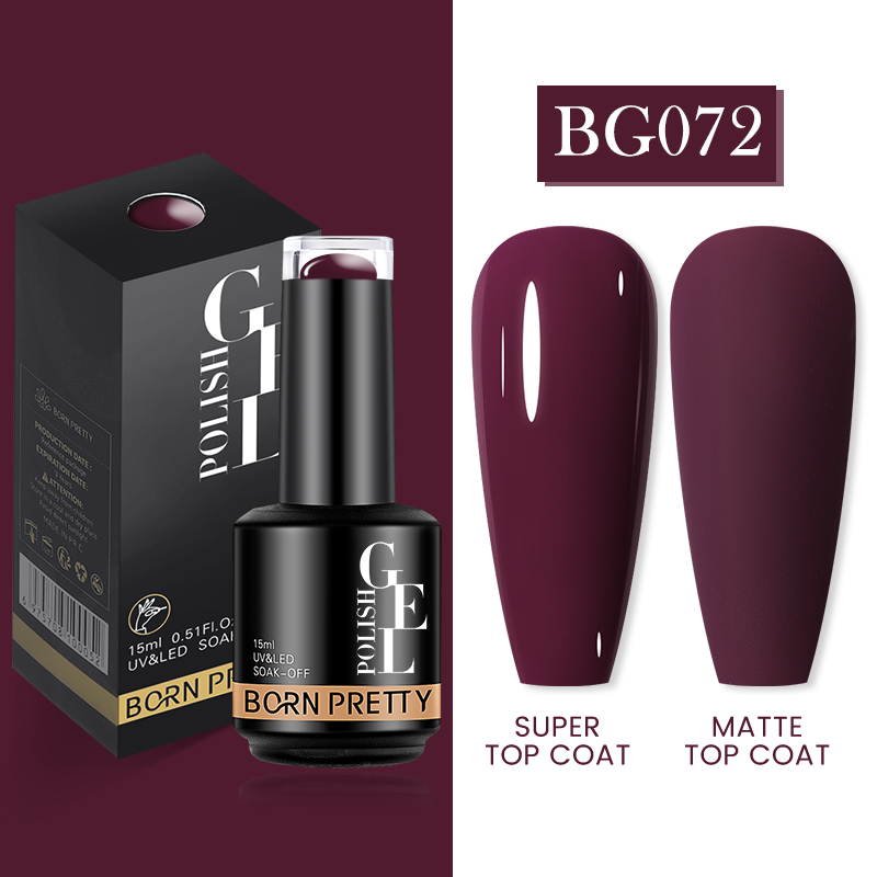 Born Pretty UV/LED gél lakk 15 ml - BG072