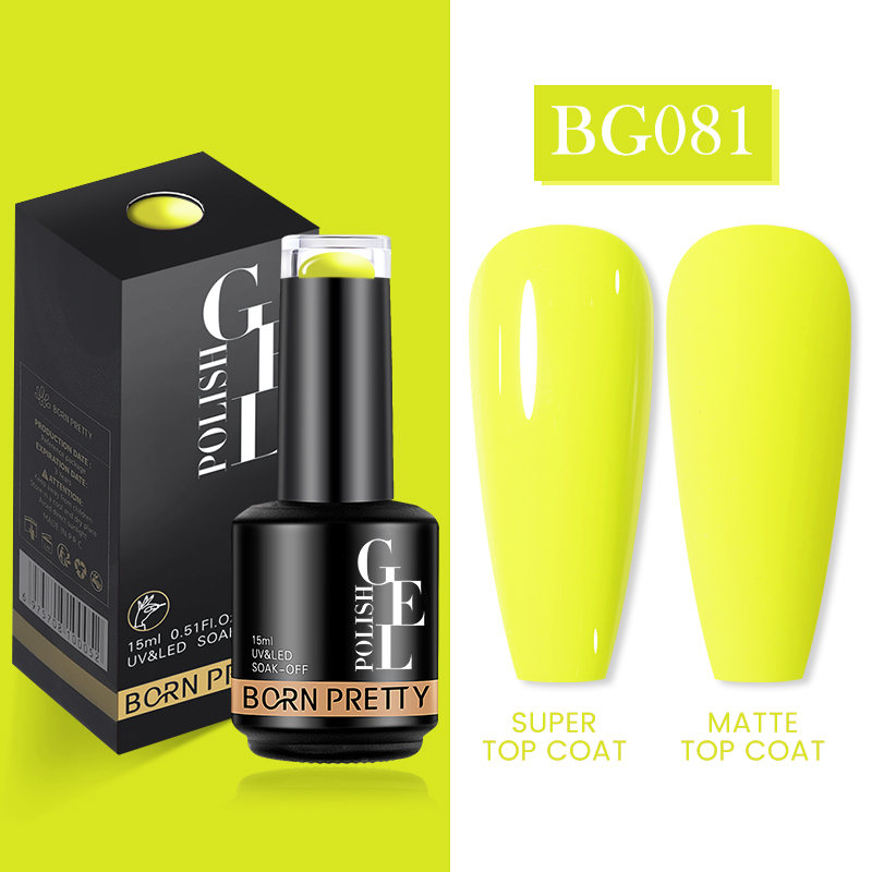 Born Pretty UV/LED gél lakk 15 ml - BG081