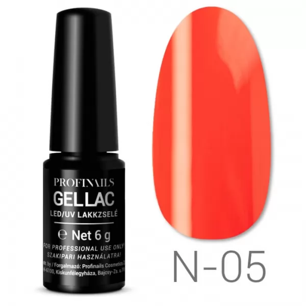 Profinails Gel Lac LED/UV lakkzselé 6gr Neon Collection No.N-05